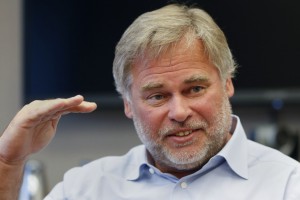 Eugene Kaspersky, chairman and CEO of Kaspersky Lab, answers a question during an interview in New York March 10, 2015. REUTERS/Shannon Stapleton (UNITED STATES - Tags: SCIENCE TECHNOLOGY BUSINESS) - RTR4SUF3